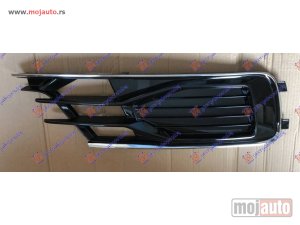 NOVI: delovi  RESETKA PREDNJEG BRANIKA (BLACK EXCLUSIVE) (HROM LAJSNA) Desno Audi a6 14-18 -dostupno