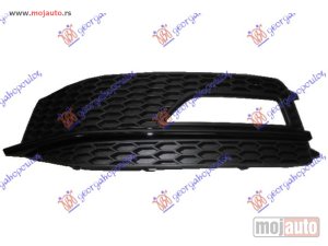 NOVI: delovi  RESETKA PREDNJEG BRANIKA (SA MAGLENKOM) CRNA (S-LINE) Levo Audi a4 11-15 -dostupno