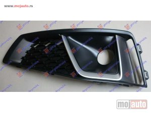 NOVI: delovi  RESETKA PREDNJEG BRANIKA (S-LINE) Levo Audi a4 18-19 -dostupno