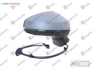 NOVI: delovi  RETROVIZOR ELEKTRICNI SA GREJACEM PM (ELEKTRO-SKLOPIV) (MIGAVAC) (14 PIN) (A KVALITET) (ASFERICNO STAKLO) Desno Audi a3 sport sedan/cabrio 13-16 -nedostupno