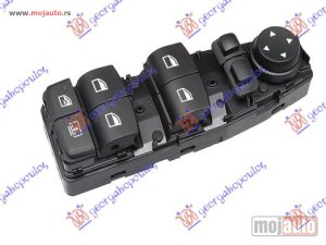 NOVI: delovi  PREKIDAC U PREDNJIM VRATIMA (4 TASTERA) (ZAVESICA) (ELEKTRO-SKLOPIV RETROVIZOR) (6 PIN) Levo Bmw series 7 (f01/02) 12-15 -dostupno