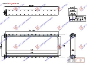 Glavna slika - GREJAC KABINE (280x105x26) Citroen c4 picasso/grand picasso 17- -nedostupno - MojAuto