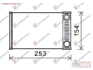 NOVI: delovi  GREJAC KABINE (205x150) Chevrolet aveo sdn-h/b 12- -dostupno