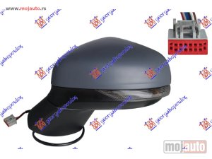 NOVI: delovi  RETROVIZOR ELEKTRICNI SA GREJACEM PM (MIGAVAC) (6 PIN) (A KVALITET) (KONVEKSNO STAKLO) Levo Ford puma 20- -dostupno