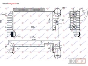 Glavna slika - HLADNJAK INTERKULERA 1.5-1.6 TDCI-ECOnetic (336x157x62) Ford focus c-max 14- -dostupno - MojAuto