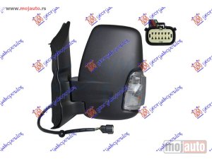 NOVI: delovi  RETROVIZOR ELEKTRICNI SA GREJACEM KRATKI (ELEKTRO-SKLOPIV) (MIGAVAC) (MRTAV UGAO) (A KVALITET) (KONVEKSNO STAKLO) Levo Ford transit 19- -dostupno