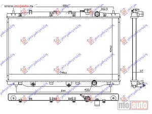 NOVI: delovi  HLADNJAK MOTORA 1.6 i-DTEC DIZEL (MAN/AUTO) (424x748x27) (KOYO) Honda cr-v 13-15 -nedostupno