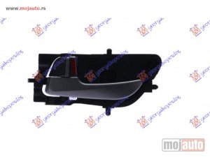 NOVI: delovi  KVAKA PREDNJIH/ZADNJIH VRATA UNUTRASNJA SREBRNA/CRNA (SA ZASTITOM) Levo Hyundai i20 (h/b) 14-18 -dostupno