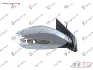 NOVI: delovi  RETROVIZOR ELEKTRICNI SA GREJACEM PM (MIGAVAC) (A KVALITET) (KONVEKSNO STAKLO) Desno Hyundai sonata 11-15 -dostupno