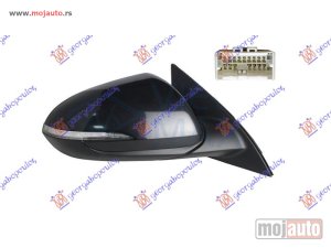 NOVI: delovi  RETROVIZOR ELEKTRICNI SA GREJACEM PM (6 PIN) (A KVALITET) (KONVEKSNO STAKLO) Desno Hyundai i30 hatchback 20- -dostupno