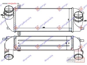 Glavna slika - HLADNJAK INTERKULERA 2.0-2.2 CRDi DIZEL (360X150X90) (CEO ALUMINIJUM) Hyundai santa fe 09-12 -dostupno - MojAuto