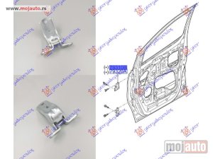 NOVI: delovi  SARKA PREDNJIH VRATA GORNJA Levo Hyundai h1 18- -dostupno