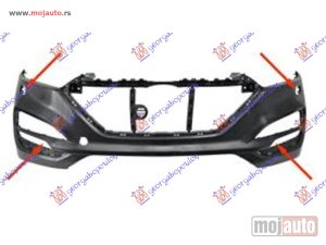NOVI: delovi  PREDNJI BRANIK GORNJI PM (LED DNEVNA SVETLA) (SA/BEZ PDS SENZORA) (PRSKALICE) (A KVALITET) Hyundai tucson 15-18 -nedostupno