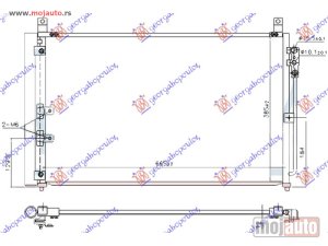 NOVI: delovi  HLADNJAK KLIME 3.5 BENZIN / HIBRID (635X390X12) Infiniti q50 14- -dostupno