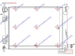 NOVI: delovi  HLADNJAK MOTORA BENZIN (50x38.5x12) Hyundai accent 11-14 (export type) -dostupno