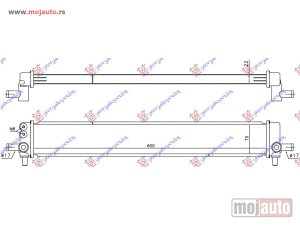 NOVI: delovi  HLADNJAK MOTORA DODATNI 1.8 HIBRID (600x75x22) Lexus ct 200h 14- -dostupno