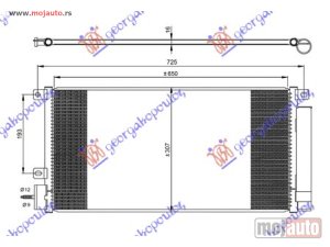 NOVI: delovi  HLADNJAK KLIME 1.4i 16V TURBO BENZIN (650x310x16) Chevrolet trax 13- -dostupno