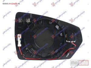 NOVI: delovi  STAKLO RETROVIZORA SA GREJACEM (MRTAV UGAO) (ASFERICNO) Levo Audi a1 18- -dostupno