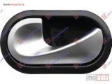 NOVI: delovi  KVAKA PREDNJIH/ZADNJIH VRATA UNUTRASNJA HROM/CRNA Levo Dacia logan-mcv 08-12 -dostupno