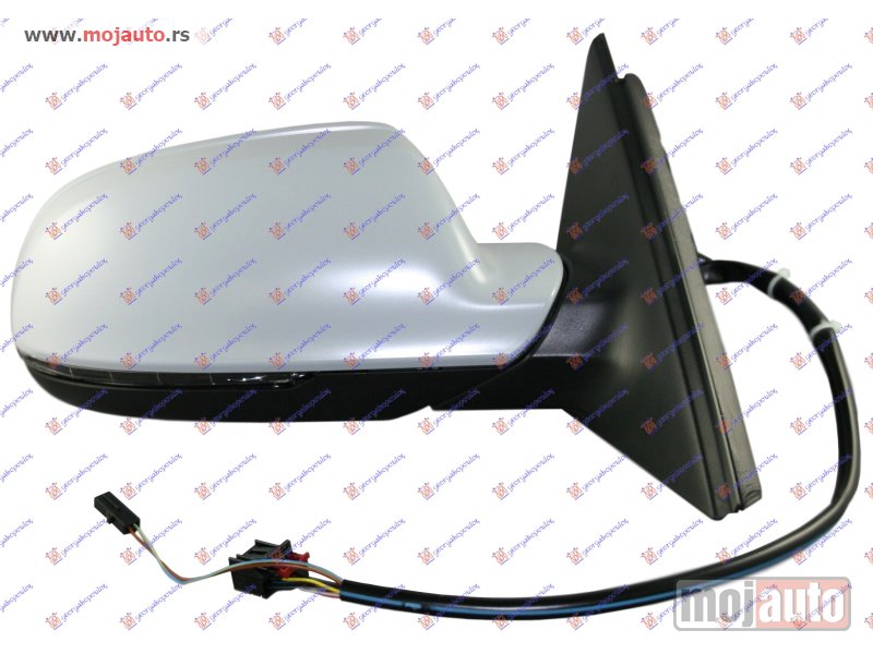 Glavna slika -  RETROVIZOR ELEKTRICNI SA GREJACEM PM (MIGAVAC) 10- (10 PIN) (KONVEKSNO STAKLO) Desno Audi a4 11-15 -dostupno - MojAuto