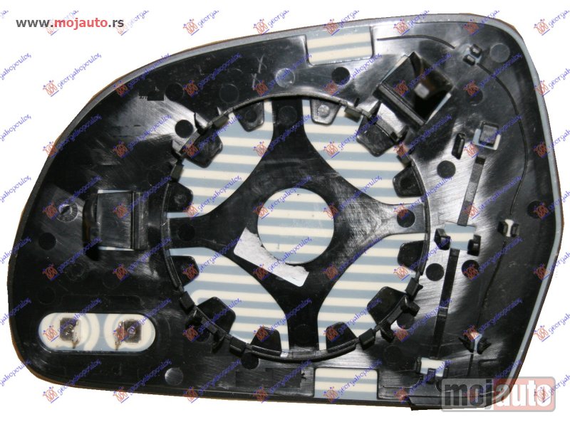 Glavna slika -  STAKLO RETROVIZORA SA GREJACEM -2010 (KONVEKSNO) Desno Audi q3 11-14 -dostupno - MojAuto