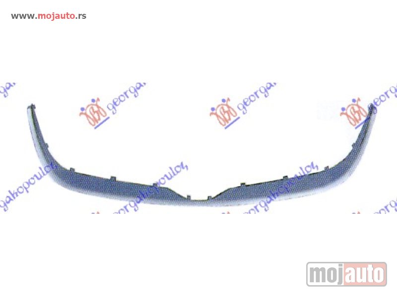 Glavna slika -  LAJSNA PVC MASKE DONJA HROM 2007- Vw touareg 03-10 -dostupno - MojAuto