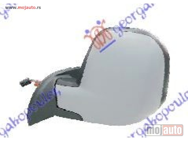 Glavna slika -  RETROVIZOR ELEKTRICNI SA GREJACEM PM -12 (KONVEKSNO STAKLO) Levo Peugeot partner 08-15 -nedostupno - MojAuto