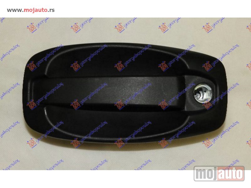 Glavna slika -  KVAKA PREDNJIH VRATA SPOLJASNJA (SA RUPOM ZA KLJUC) Levo Fiat doblo 09-15 -dostupno - MojAuto
