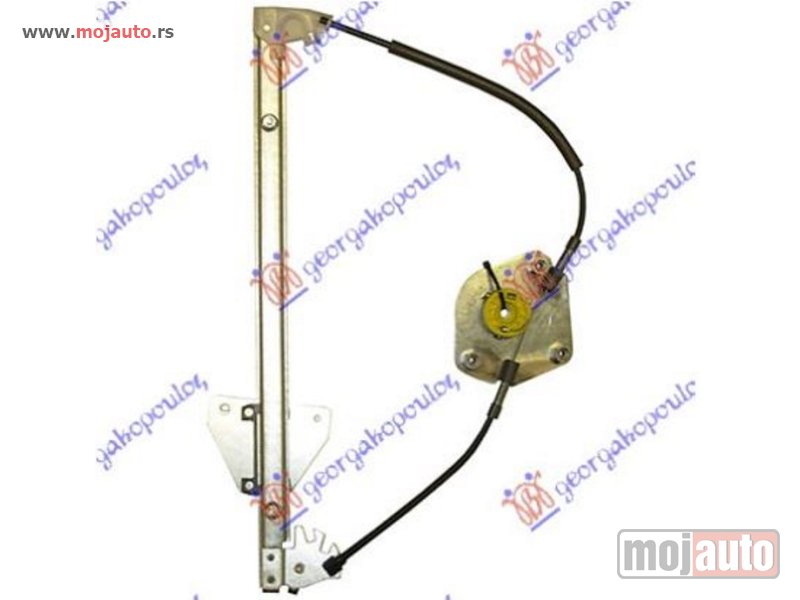 Glavna slika -  PODIZAC PREDNJEG PROZORA ELEKTRICNI (BEZ MOTORA) Levo Mazda 3 sdn-h/b (bl) 08-13 -dostupno - MojAuto