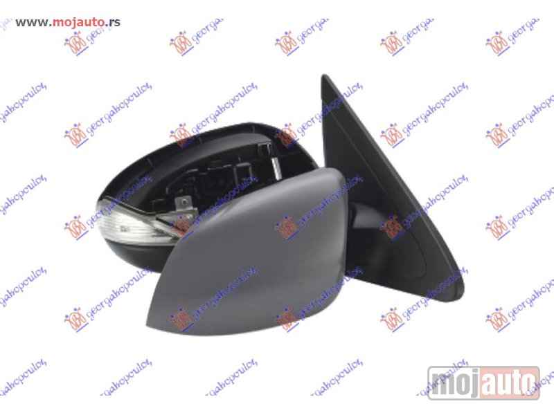 Glavna slika -  RETROVIZOR ELEKTRICNI SA GREJACEM PM (MIGAVAC) (A KVALITET) (KONVEKSNO STAKLO) Desno Mazda 3 sdn-h/b (bl) 08-13 -dostupno - MojAuto