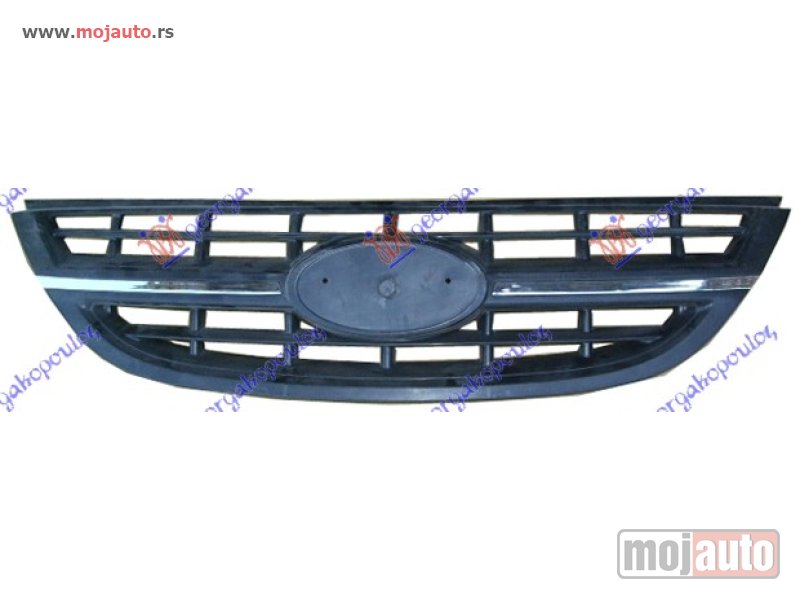Glavna slika -  PVC MASKA HROM/CRNA 2006- Kia cerato 04-09 -dostupno - MojAuto