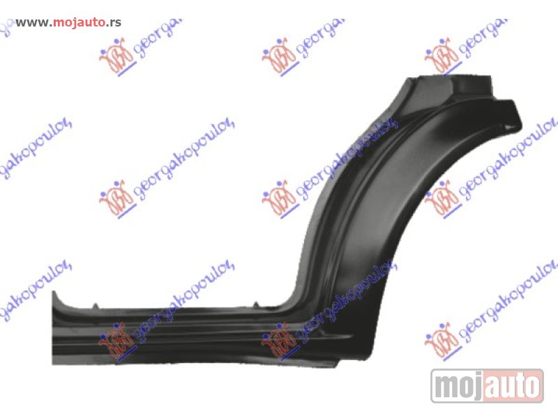 Glavna slika -  SAJTNA PREDNJIH VRATA SA RUBOM Desno Ford transit 00-06 -dostupno - MojAuto