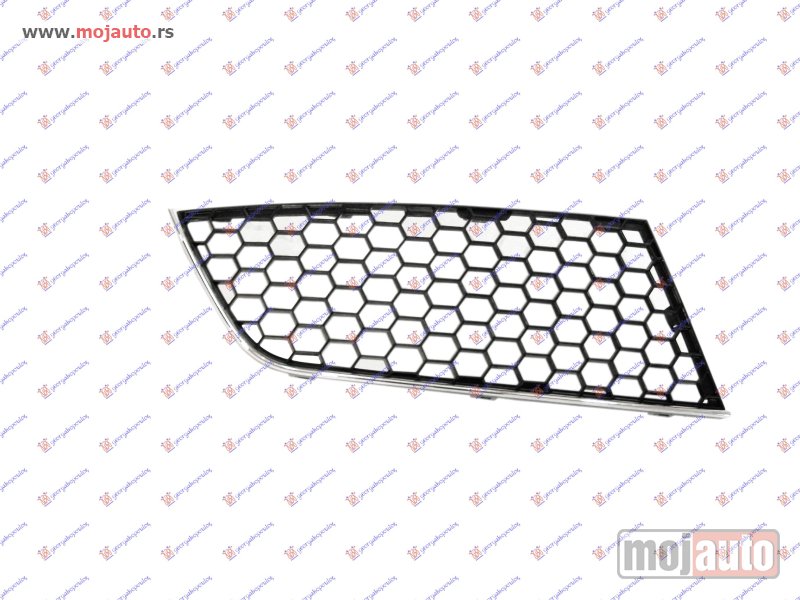 Glavna slika -  RESETKA PREDNJEG BRANIKA (SA HROM LAJSNOM) Desno Alfa romeo mito 08- -dostupno - MojAuto