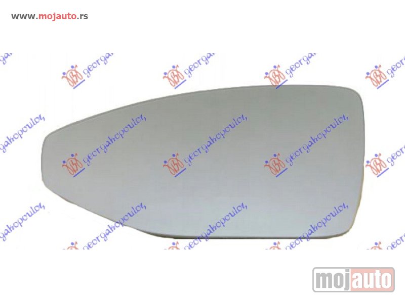 Glavna slika -  STAKLO RETROVIZOR SA GREJACEM (2 PIN) (ASFERICNO) Levo Audi a6 18- -dostupno - MojAuto