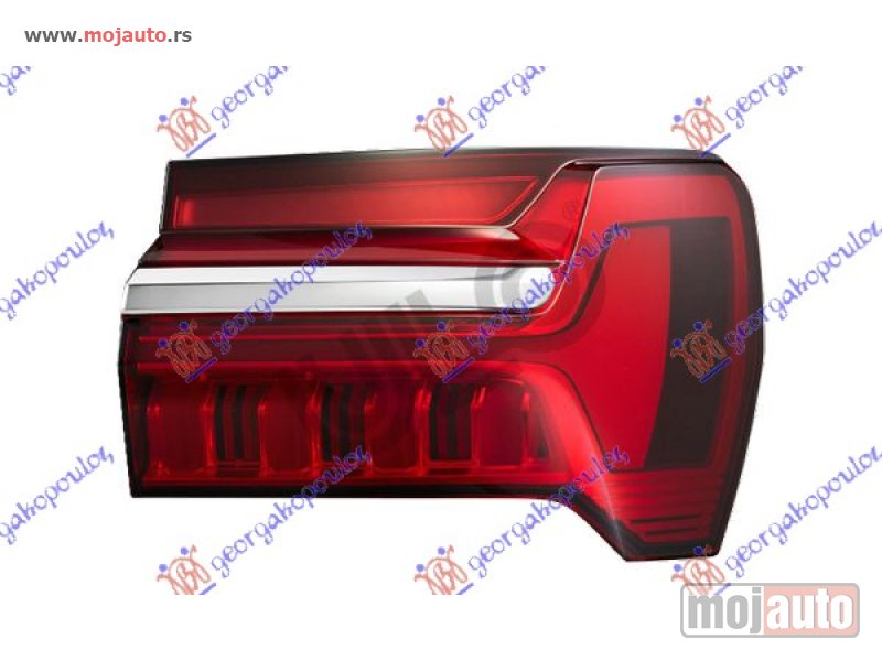 Glavna slika -  STOP LAMPA SPOLJASNJA LED DYNAMIC (HROM LAJSNA) (ULO) Desno Audi a6 18- -dostupno - MojAuto