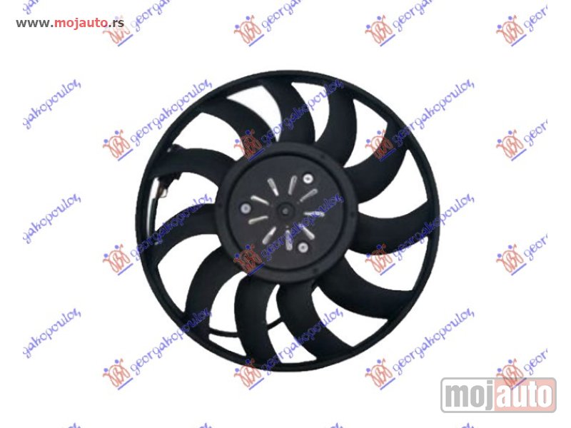 Glavna slika -  VENTILATOR (MOTOR+ELISA) 4.0 TFSI/6.3 FSI BENZIN - 3.0/4.2 TDI DIZEL (380mm) (400W) (LEVO) Audi a8 09-13 -dostupno - MojAuto