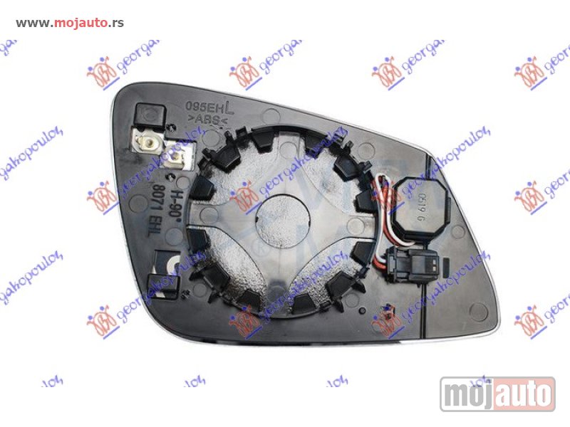 Glavna slika -  STAKLO RETROVIZORA SA GREJACEM (MRTAV UGAO) (KONVEKSNO) Levo Bmw series 1 (f40) 19- -dostupno - MojAuto