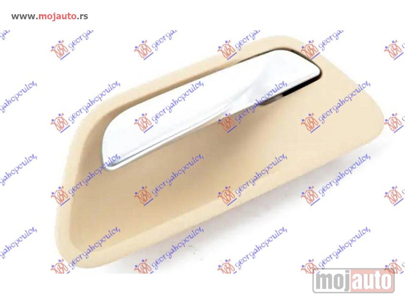 Glavna slika -  KVAKA PREDNJIH/ZADNJIH VRATA UNUTRASNJA SREBRNA/KREM Levo Bmw series 3 (f30/f31) sdn/s.w. 12-14 -dostupno - MojAuto