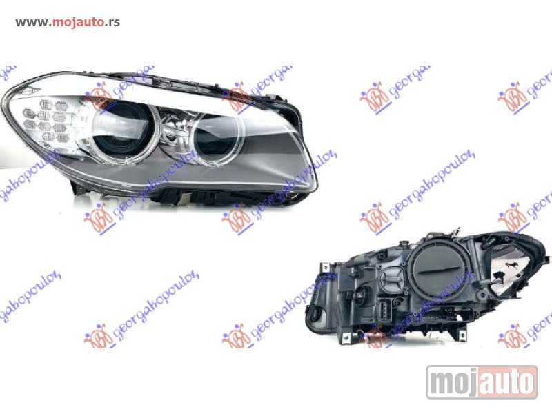 Glavna slika -  FAR Bi-XENON SA LED DNEVNIM SVETLOM (TYC) Desno Bmw series 5 (f10/11) 10-13 -dostupno - MojAuto