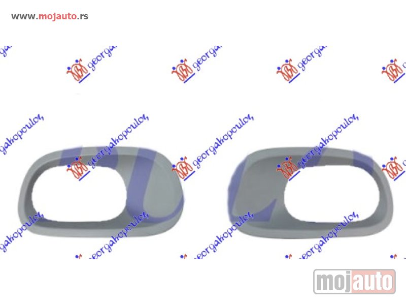 Glavna slika -  OKVIR MAGLENKE SIVI (SET) Citroen c3 16-24 -nedostupno - MojAuto