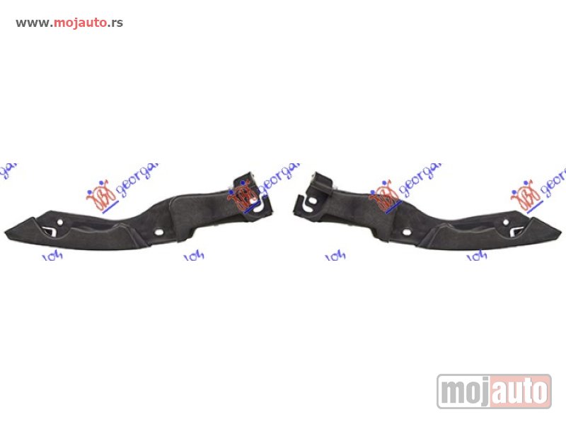 Glavna slika -  NOSAC PREDNJEG BRANIKA GORNJI PLASTICNI (SET) Citroen c4 cactus 18- -dostupno - MojAuto
