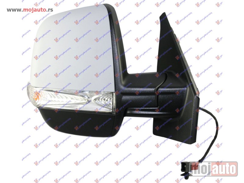 Glavna slika -  RETROVIZOR ELEKTRICNI SA GREJACEM PM (CARGO) (MIGAVAC) (SENZOR) (KONVEKSNO STAKLO) Desno Fiat doblo 15- -dostupno - MojAuto