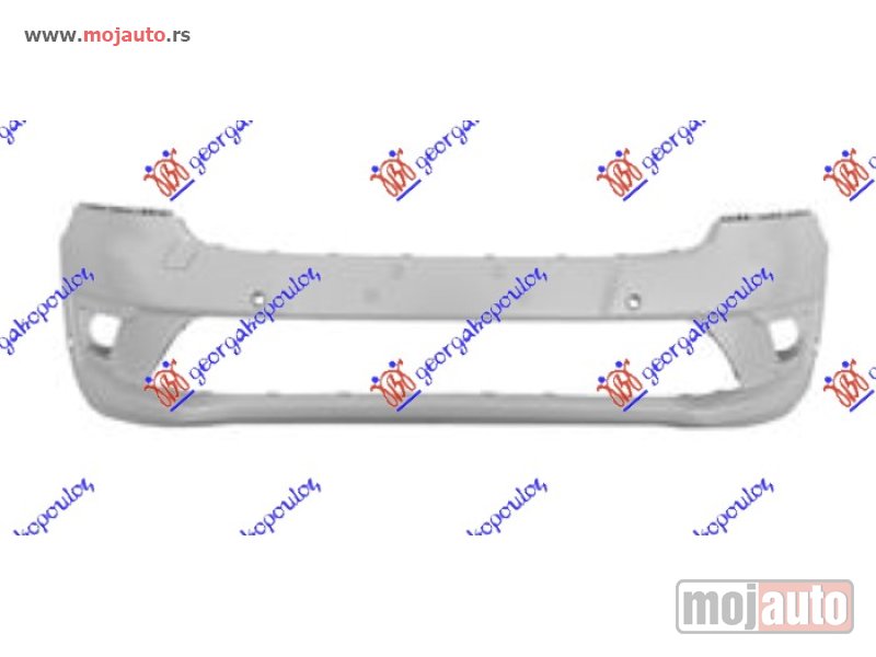 Glavna slika -  PREDNJI BRANIK PM (SA MAGLENKAMA) (4 OTVORA ZA SENZOR) Ford transit/tourneo connect 19-22 -nedostupno - MojAuto