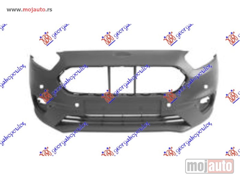 Glavna slika -  PREDNJI BRANIK POLU PM (4 OTVORA ZA SENZOR) 16- Ford transit/tourneo courier 13- -dostupno - MojAuto