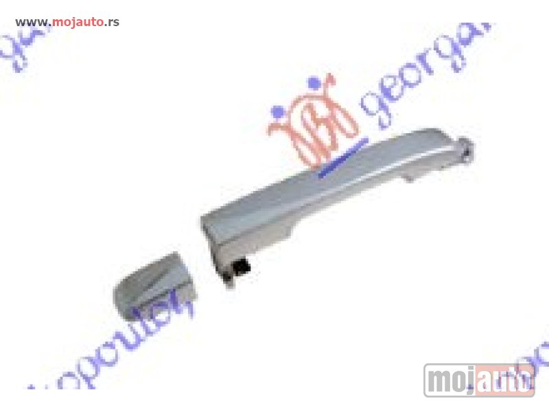 Glavna slika -  KVAKA VRATA SPOLJASNJA HROM Desno Isuzu p/u d-max 12-16 -dostupno - MojAuto
