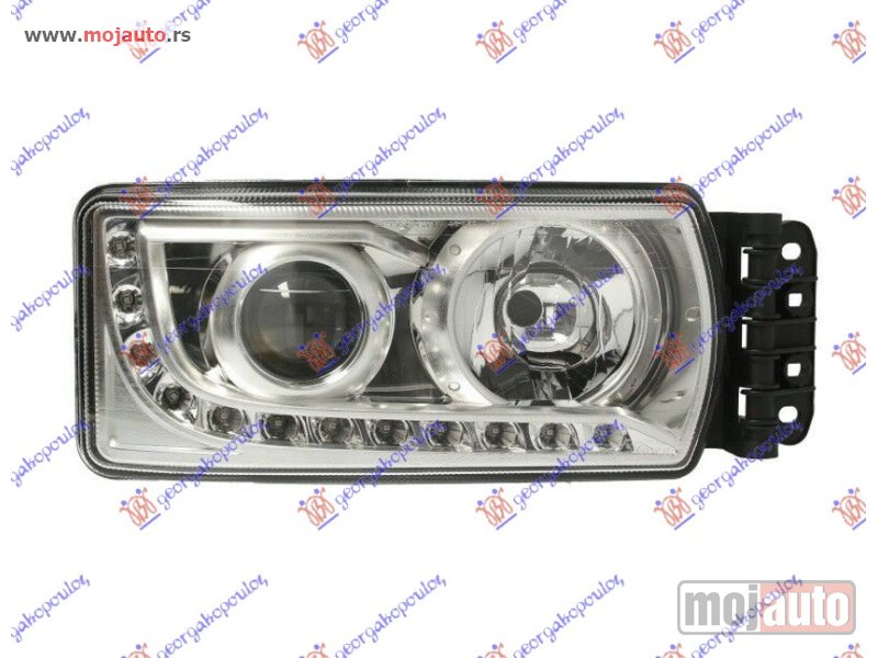 Glavna slika -  FAR ELEKTRICNI SA LED DNEVNIM SVETLOM 2013- (DEPO) Desno Iveco stralis 03- -dostupno - MojAuto