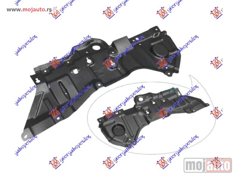 Glavna slika -  ZASTITA MOTORA PLASTICNA Desno Lexus rx 20-23 -dostupno - MojAuto