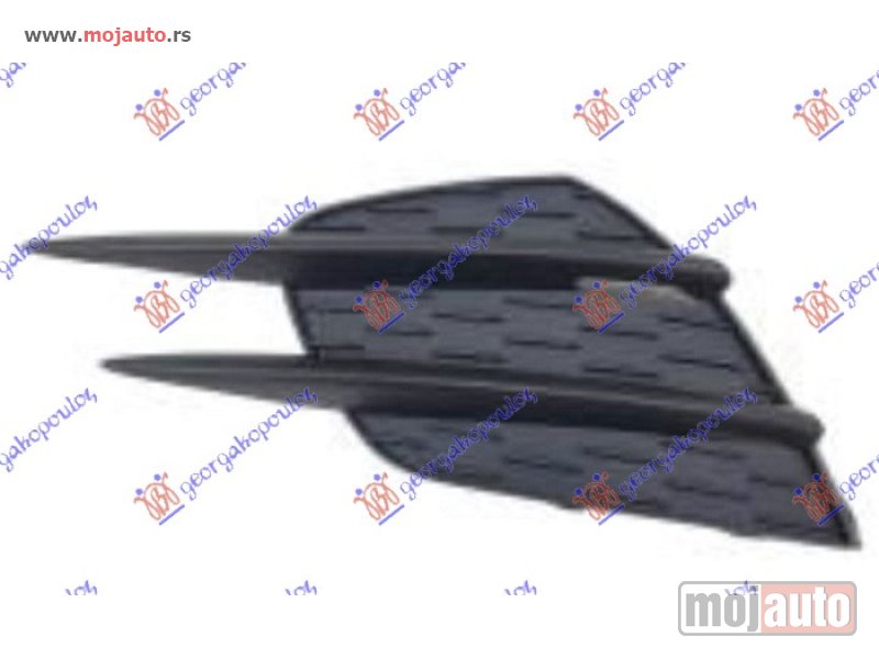 Glavna slika -  RESETKA PREDNJEG BRANIKA (AMG-LINE) Levo Mercedes a class (v177) sedan 18- -dostupno - MojAuto