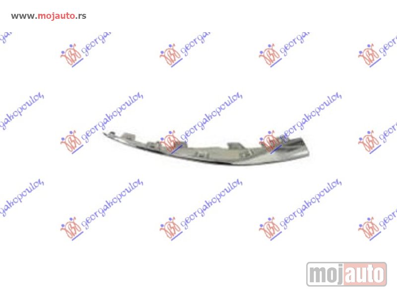 Glavna slika -  LAJSNA PREDNJEG BRANIKA DONJA HROM/SREBRNA (C43 AMG) Desno Mercedes c class (c205/a205) coupe/cabrio 18-21 -dostupno - MojAuto