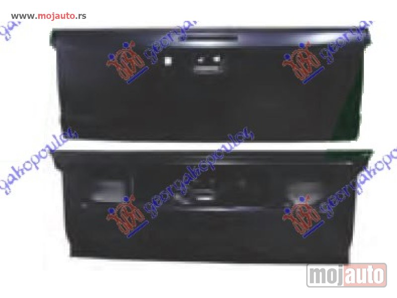 Glavna slika -  VRATA GEPEKA (PRODUZENA/DUPLA KABINA) (OTVORI ZA TRECU STOP LAMPU I KAMERU) (KINA) Fiat fullback 16- -nedostupno - MojAuto